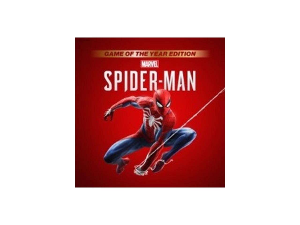 sony marvel's spider man game of the year jeu ps4