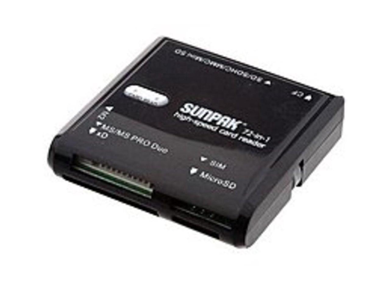 sunpak 72 in 1 card reader reviews