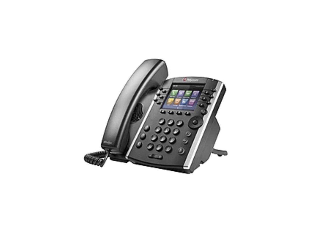 Refurbished: Polycom VVX 411 IP Phone - Cable - Desktop - 12 x Total ...