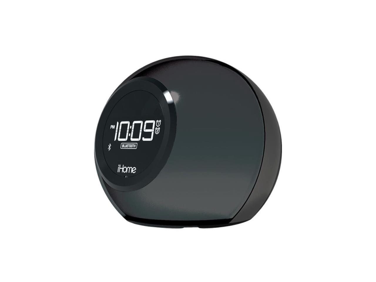 iHome iBT29 Color Changing Dual Alarm Clock Radio With Bluetooth (Black