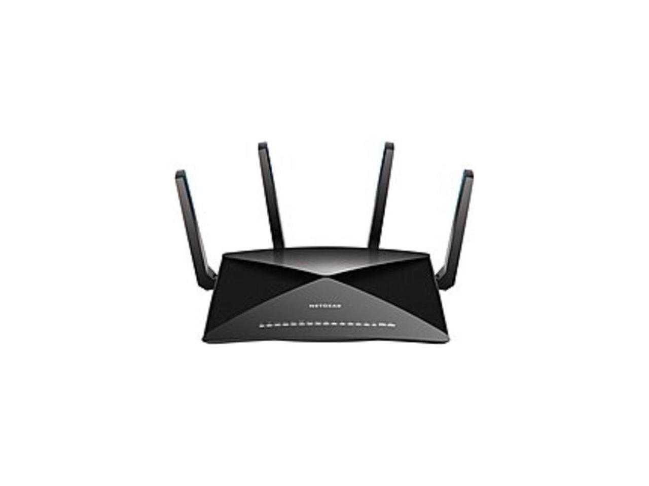 Refurbished Netgear Nighthawk X10 R9000 100nas Wireless Router Tri Band Black Newegg Com