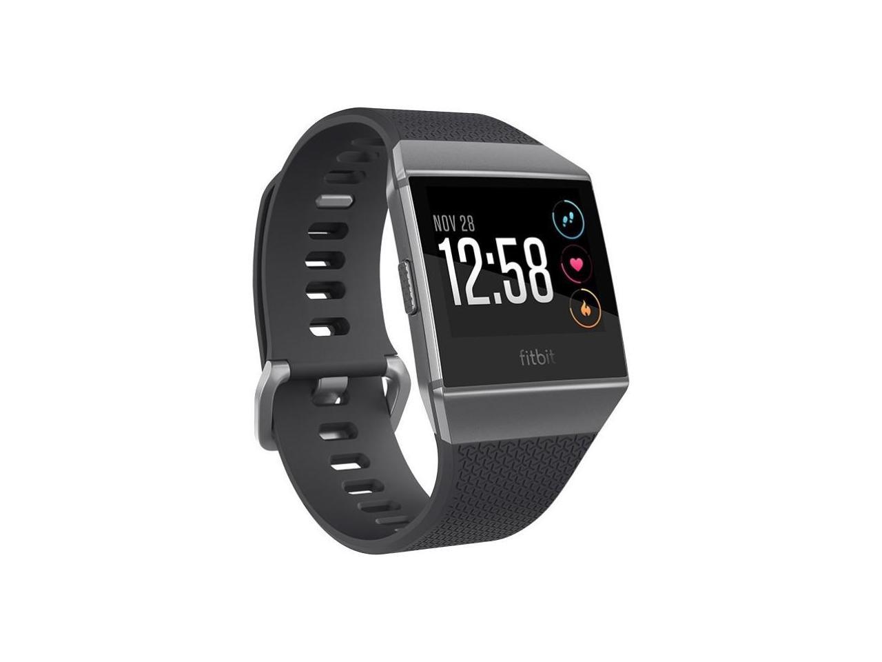 Fitbit Ionic Smartwatch, Charcoal/Smoke 