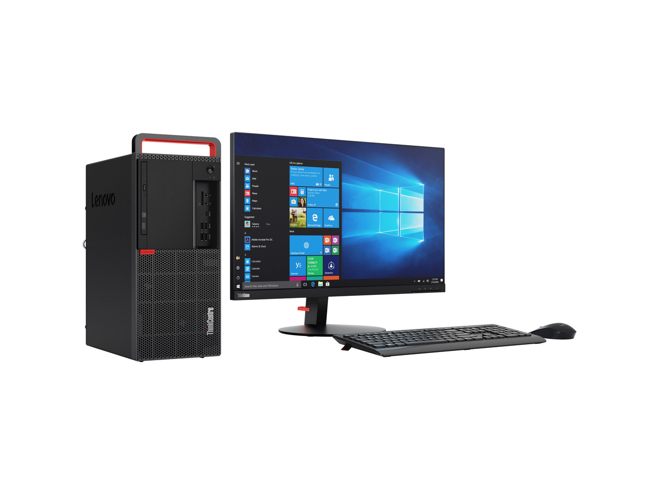 Core I7 8700k Lenovo ThinkCentre M920t 10SF Tower Computer I7-8700 16GB 512GB SSD Ordinateur Mini