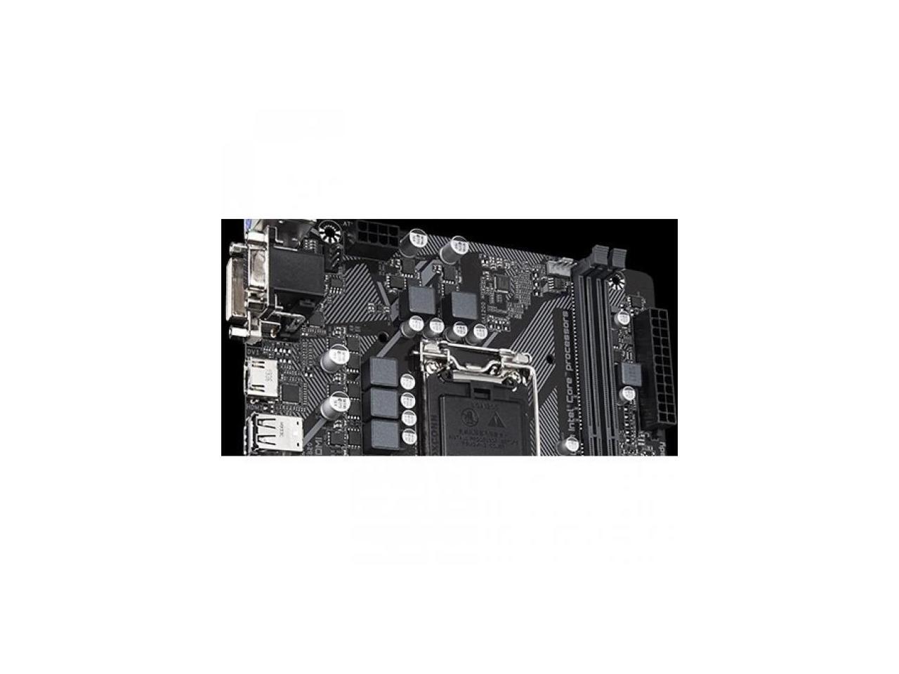 GIGABYTE H410M S2H LGA 1200 Intel H410 MicroATX Motherboard