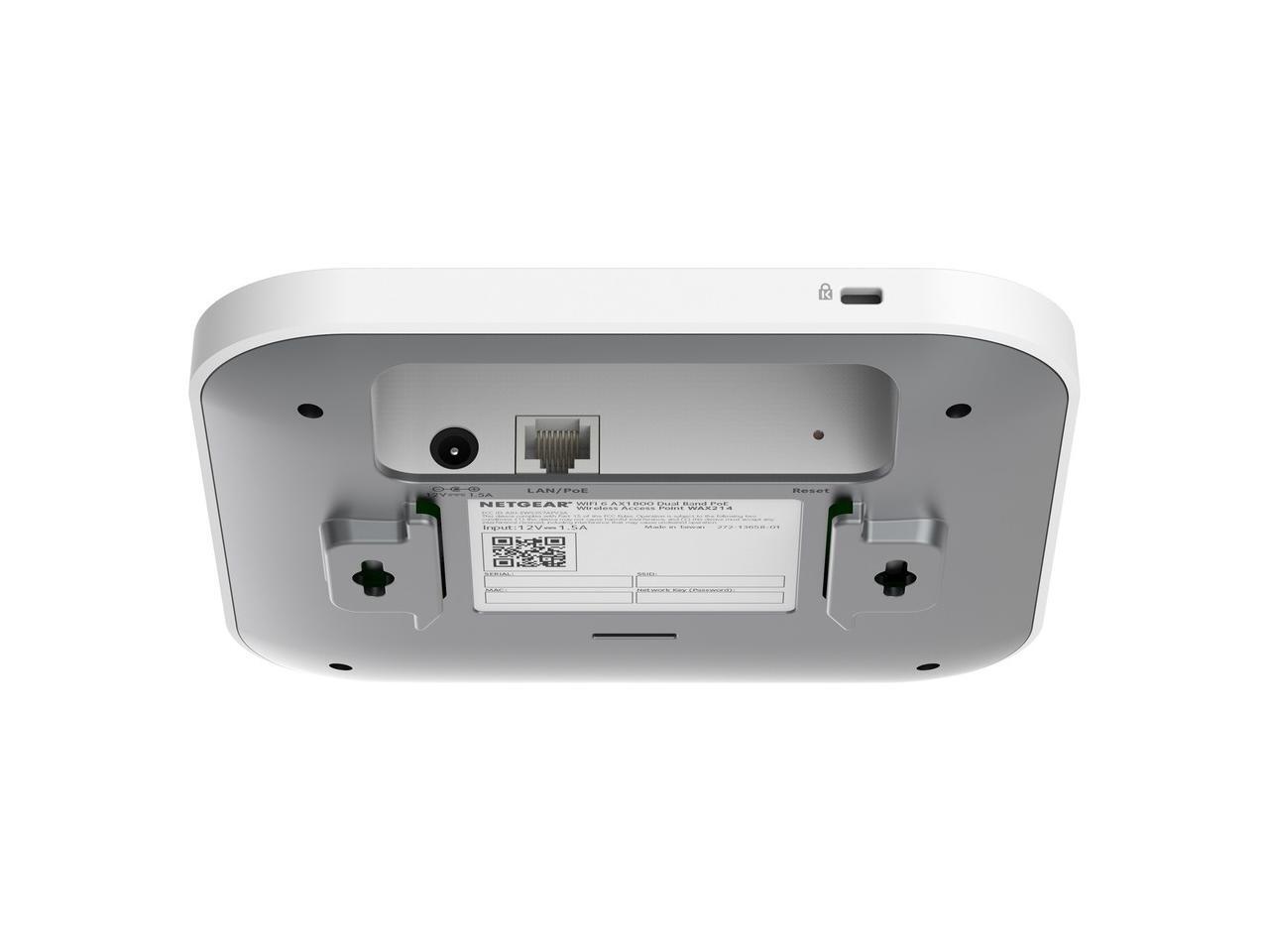 NETGEAR Wireless Desktop Access Point WiFi 6 DualBand AX1800 (WAX214