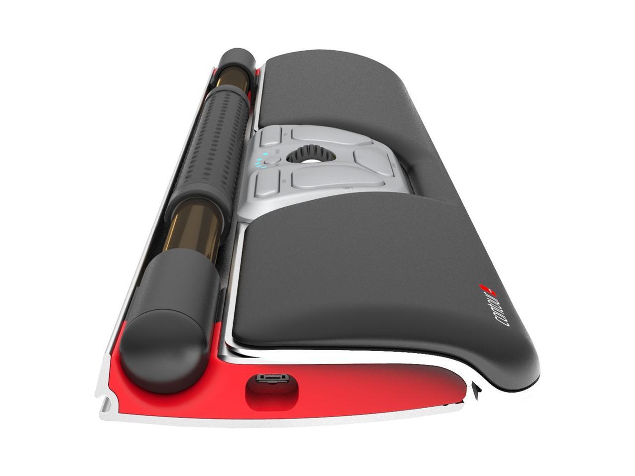 Contour RollerMouse Red plus Roll Bar Mouse