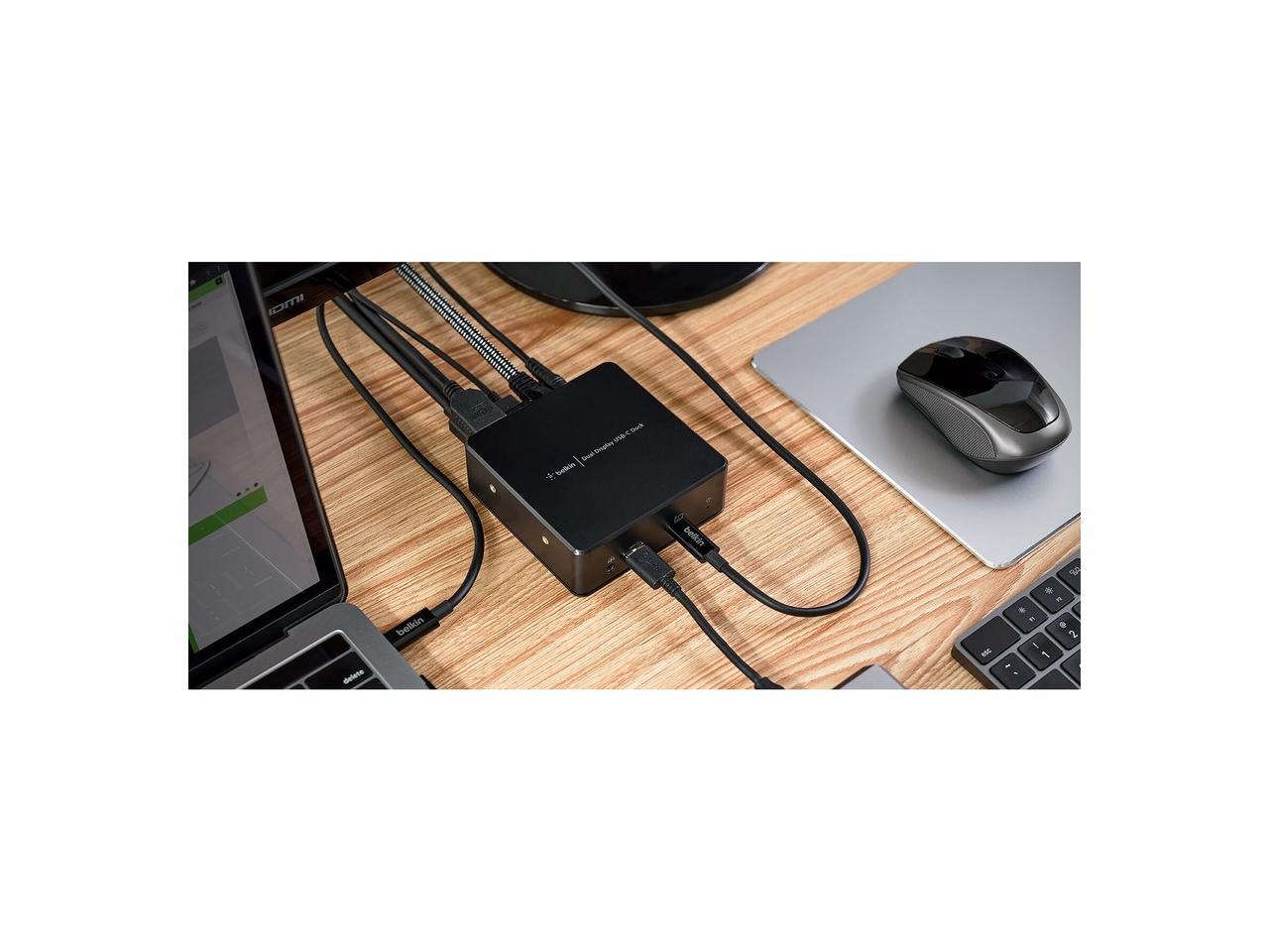 Belkin USBC Dual Display Docking Station INC002ttBK Newegg.ca