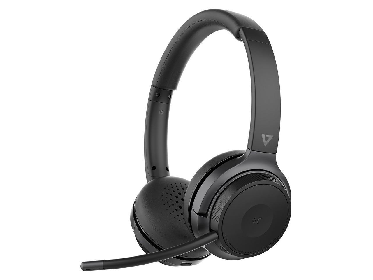 V7 Wireless Stereo Headset On Ear Gray/Black (HB600S) - Newegg.com