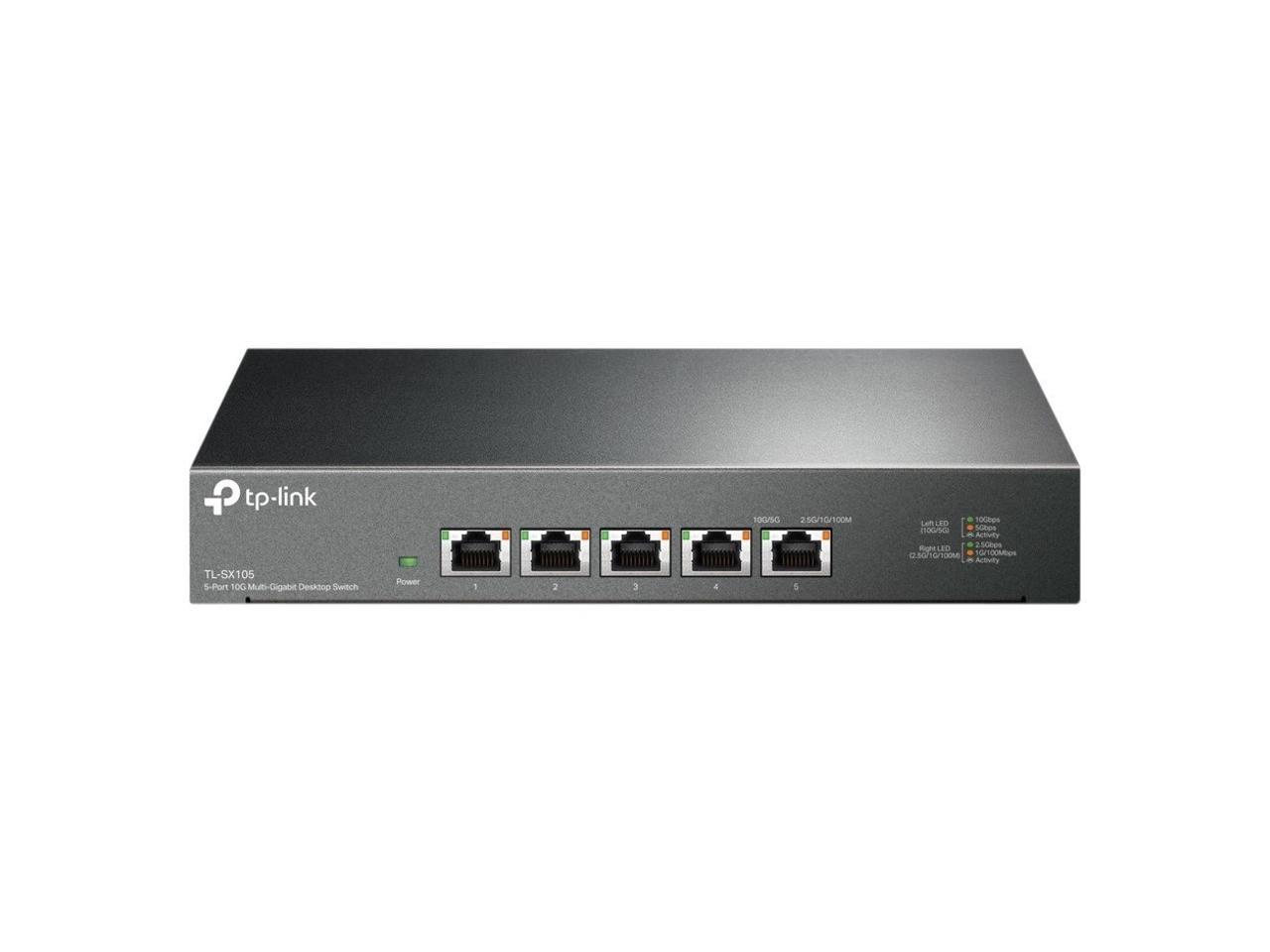 TP-Link 10G Multi-Gigabit Unmanaged Switch TLSX105 - Newegg.com