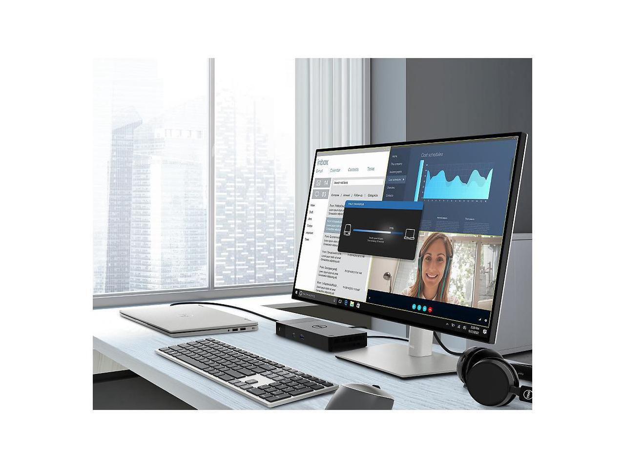 Dell Black WD22TB4 Thunderbolt Dock Newegg.ca