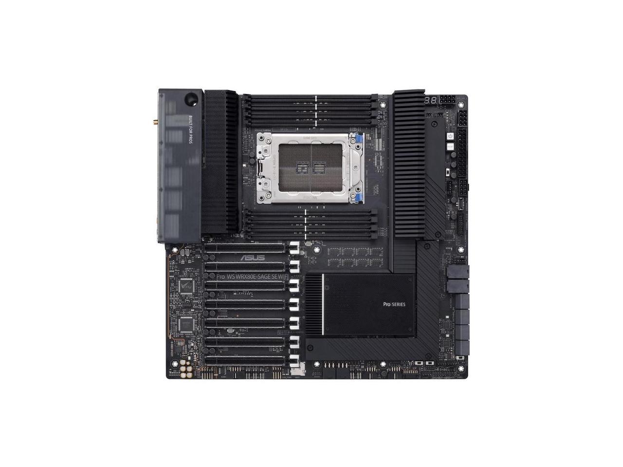 ASUS PRO WS WRX80ESAGE WIFSI R Server Motherboard, AMD WRX80 Ryzen
