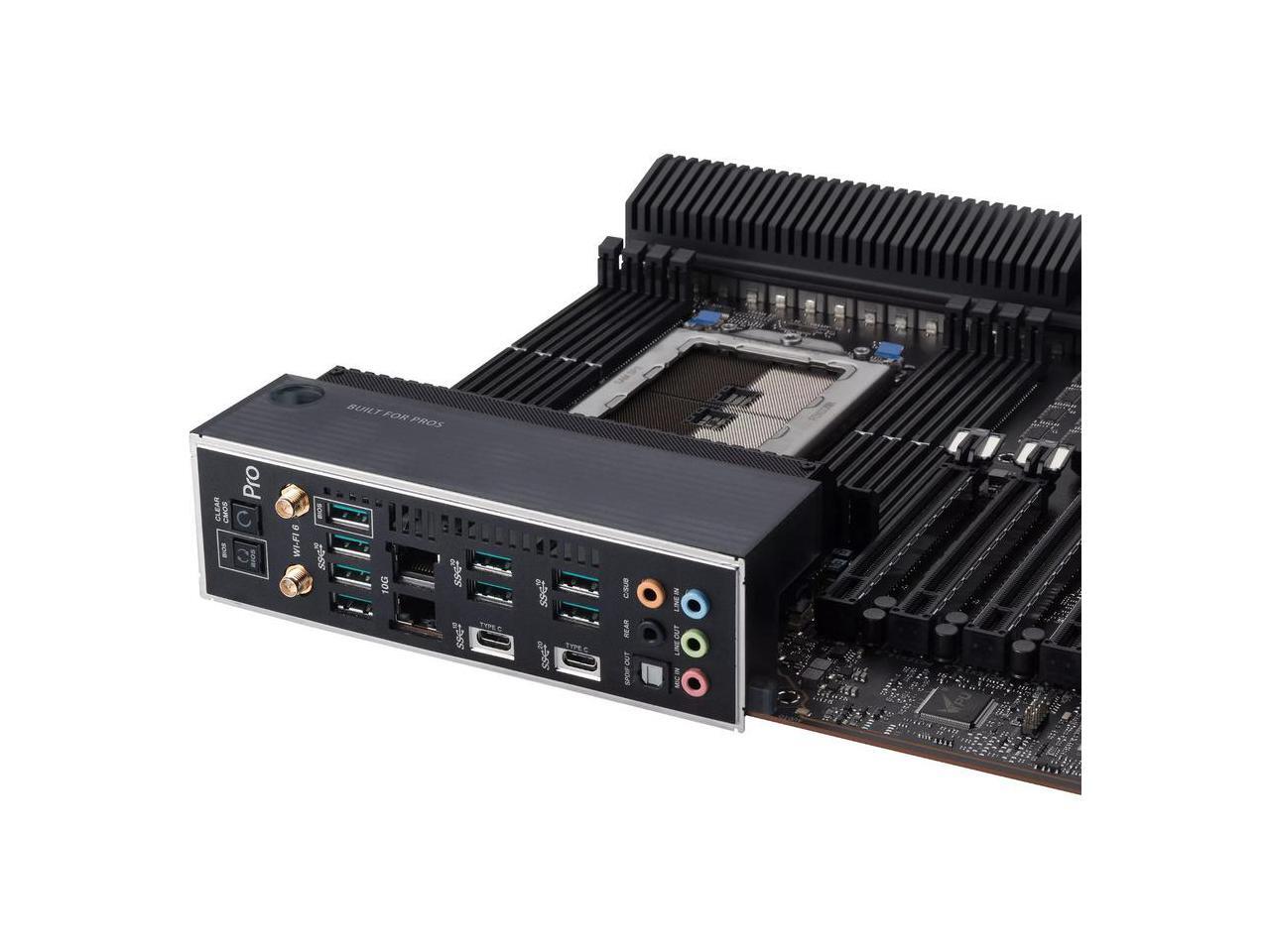 ASUS PRO WS WRX80ESAGE WIFSI R Server Motherboard, AMD WRX80 Ryzen