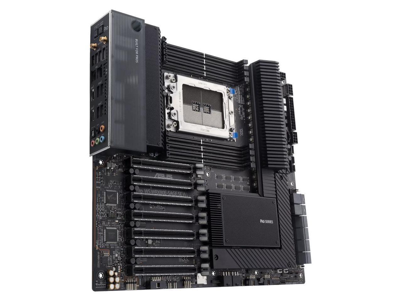 ASUS PRO WS WRX80ESAGE WIFSI R Server Motherboard, AMD WRX80 Ryzen
