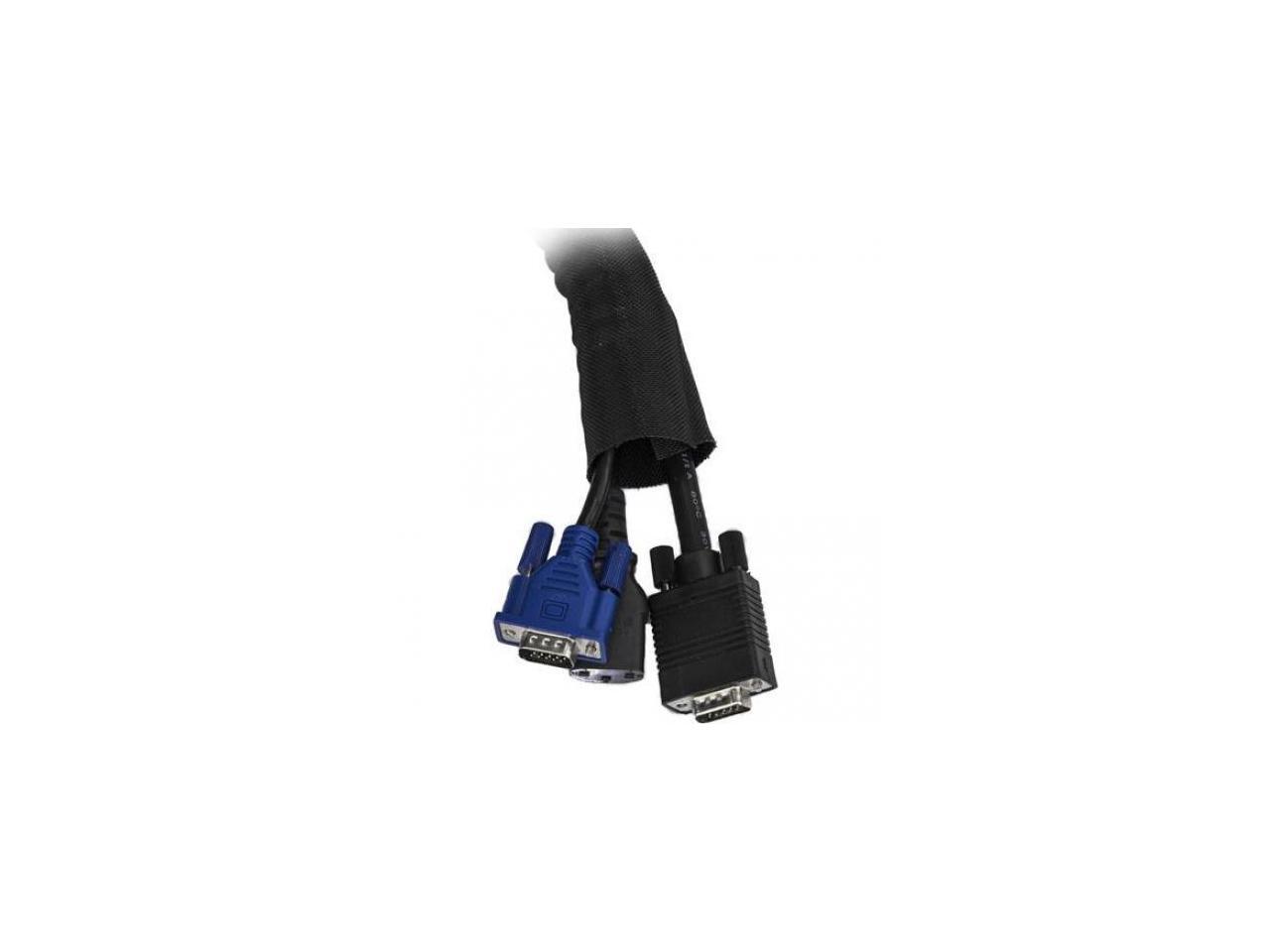 StarTech WKSTNCM Cable Management Sleeve 2m Cable Management Tube