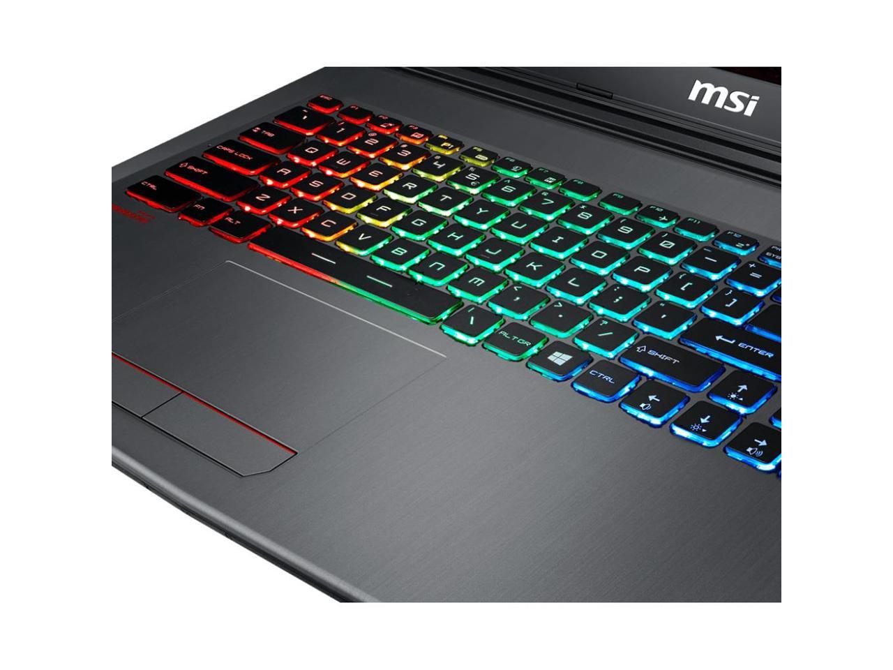 MSI GF62 7RE2025 15.6" FHD Intel Core i77700HQ 16 GB DDR4 SDRAM 1 TB