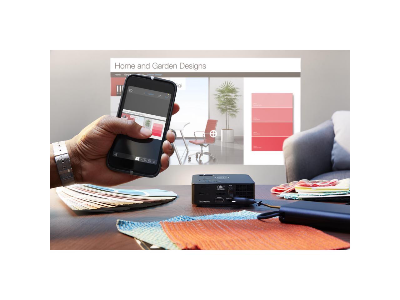 Dell Mobile Projector M318WL 500 ANSI lumens WXGA (1280 x 800) 1610