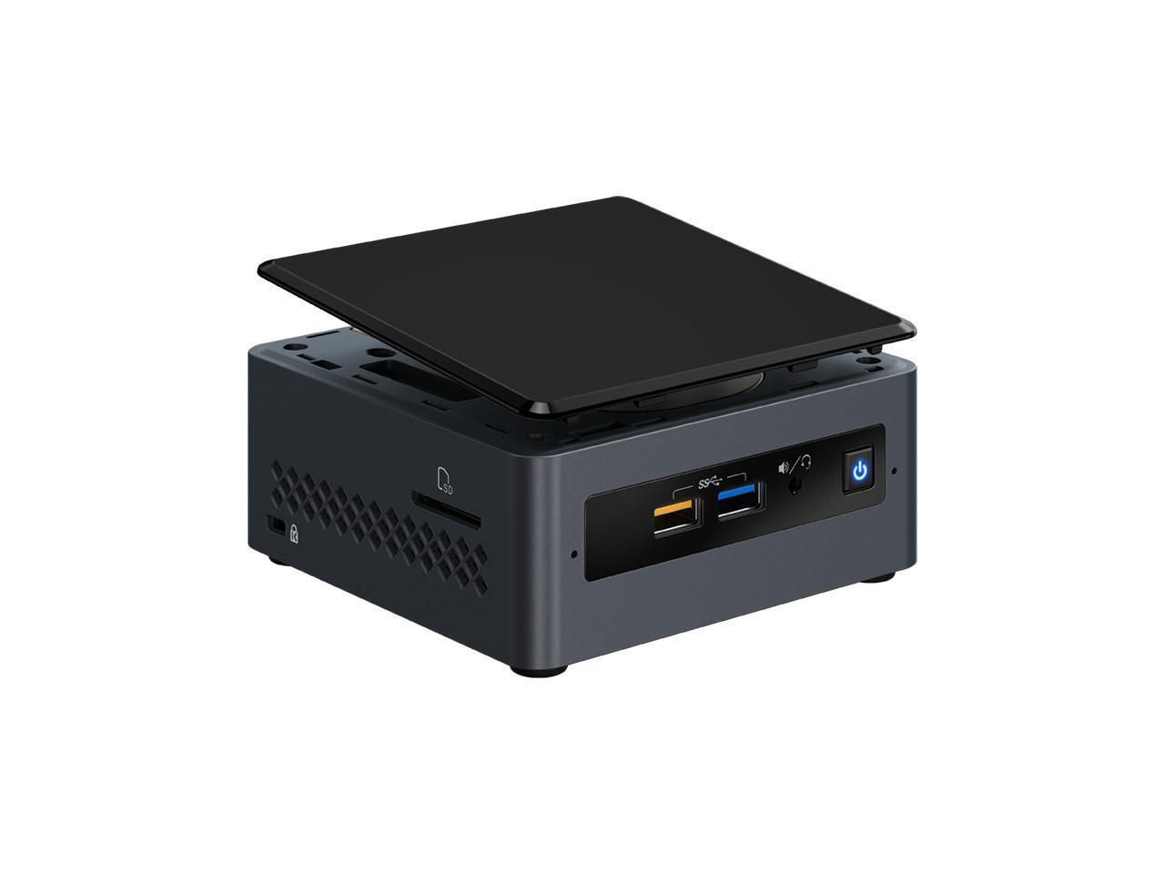 Intel NUC NUC7CJYH Desktop Computer - Intel Celeron J4005 2 GHz - Mini ...