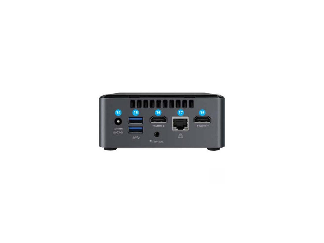 Intel NUC 7 Essential NUC7CJYSAL Mini Computer J4005 4GB 32GB eMMC Win ...