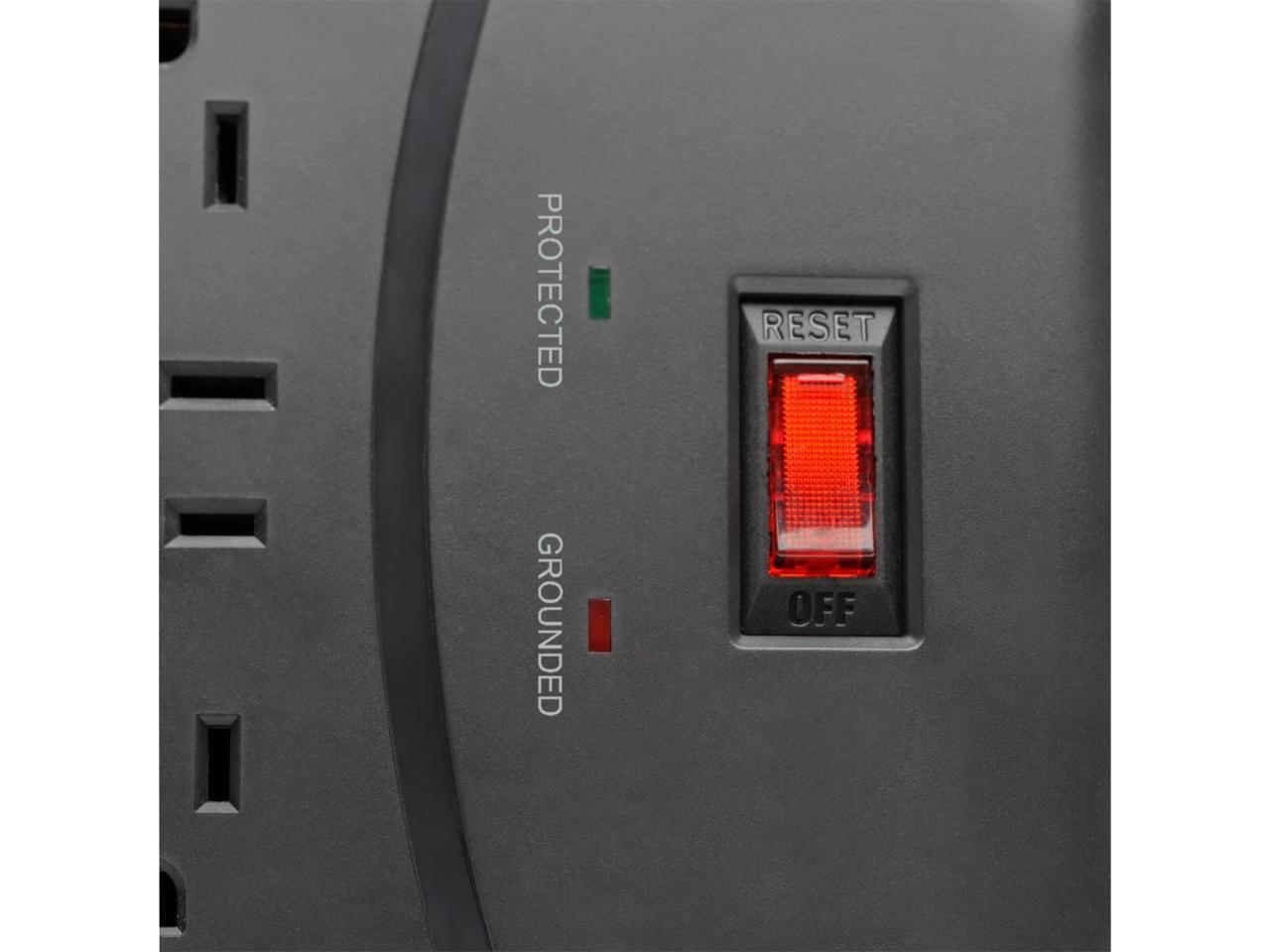 Tripp Lite Surge Protector Power Strip 12 Outlets, 2 USB Charging Ports