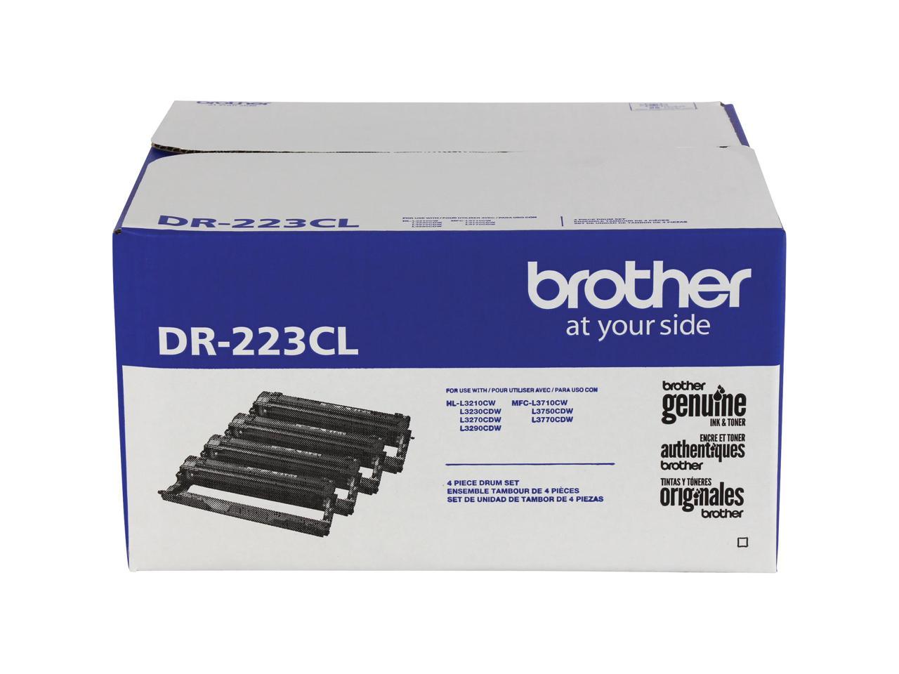 2-Pack Black Compatible Drum Unit Replacement for Brother DR223CL DR223 DR-223 use with MFC-L3770CDW MFC-L3750CDW HL-L3230CDW HL-L3290CDW HL-L3210CW MFC-L3710CW Printer