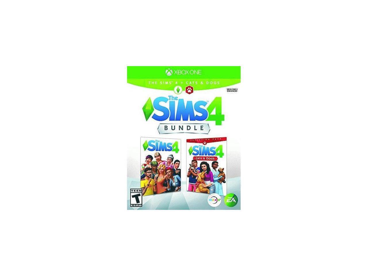 Sims 4 + Sims 4 Cats & Dogs Bundle Xbox One