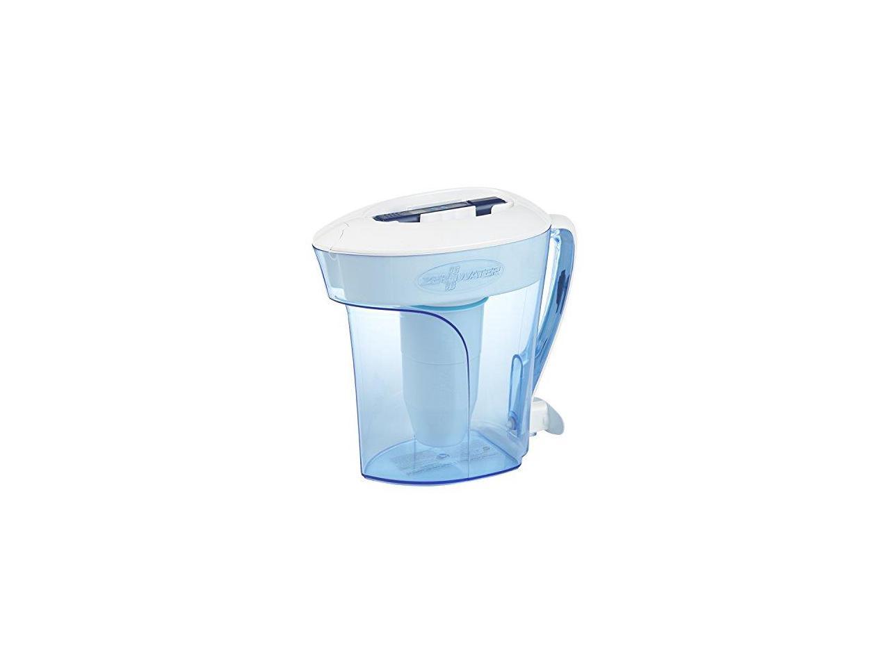 Zero Water ZD010RP 10 Cup Pitcher with Free TDS Meter (Total Dissolved ...