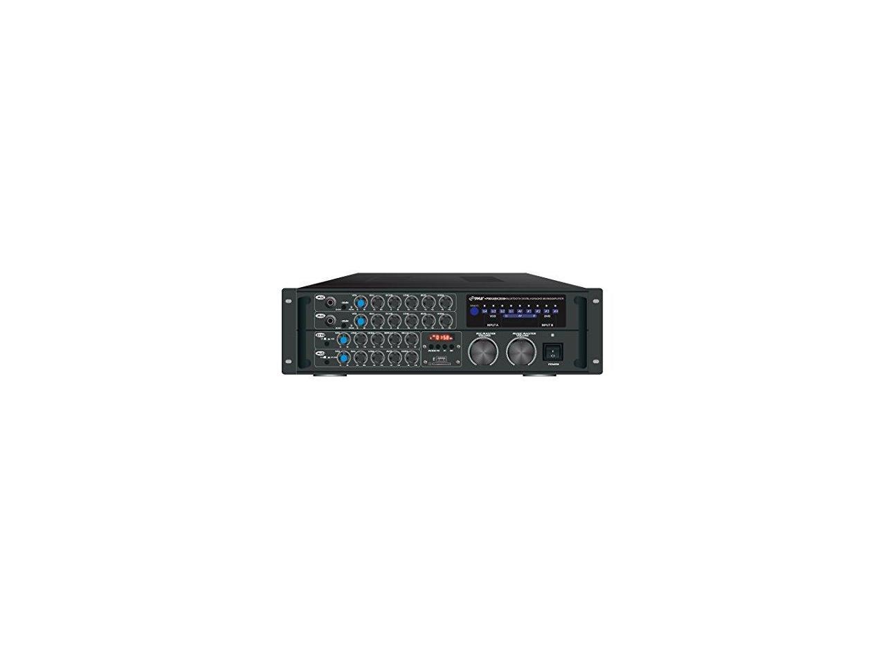 PYLE PRO PMXAKB2000 2000Watt Bluetooth(R) Karaoke Amplifier