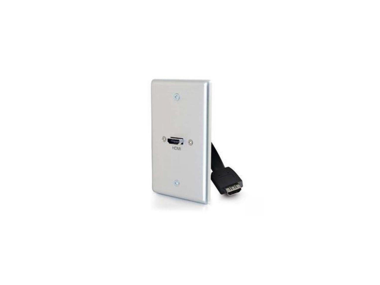 Cables To Go 39870 Dual HDMI Pass Through Wall Plate