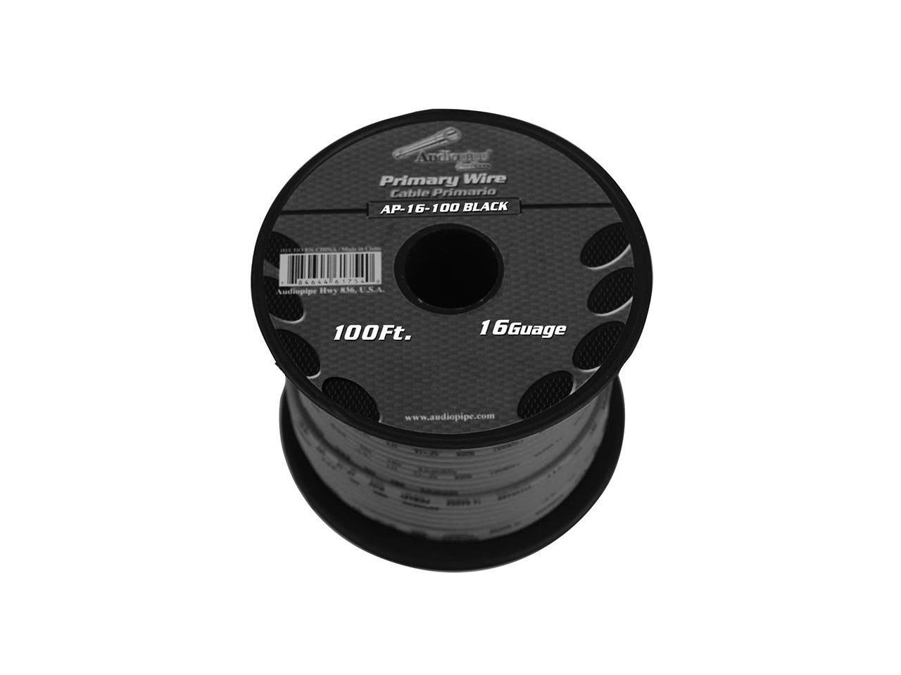 NEW Audiopipe 16 gauge 100ft Yellow primary wire AP16100YW 