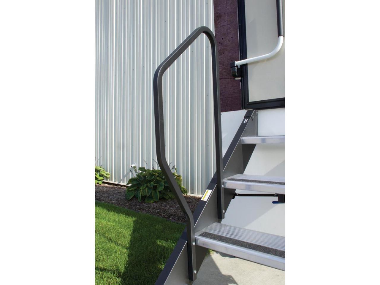 MOR/Ryde STP214006H Hand Rail 4 Step Door RV Camper Add On New Free Shipping USA 