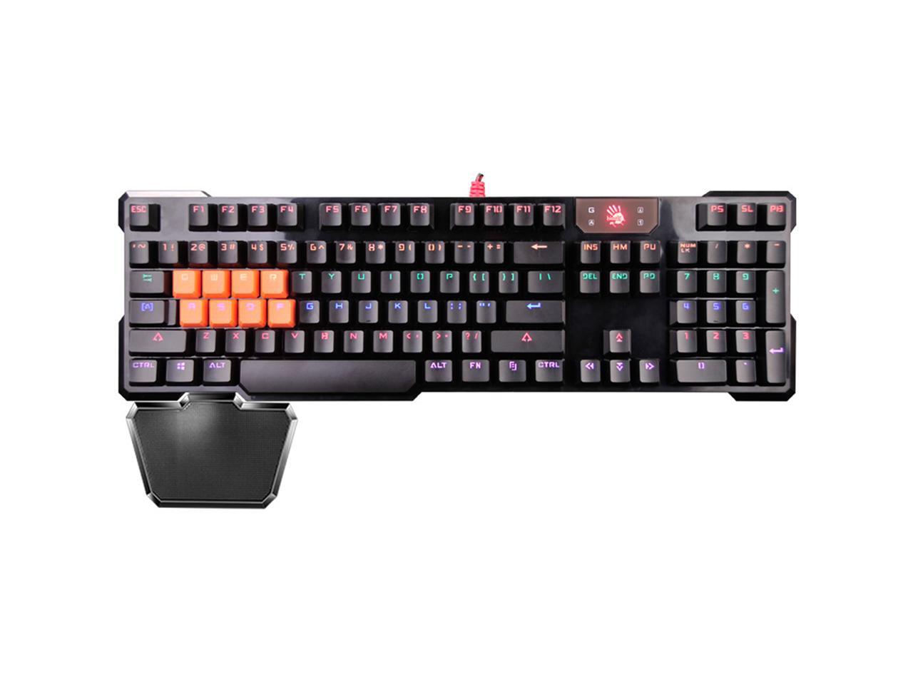 Bloody B720 Light Strike (LK) Optical Mechanical Gaming Keyboard - Neon ...