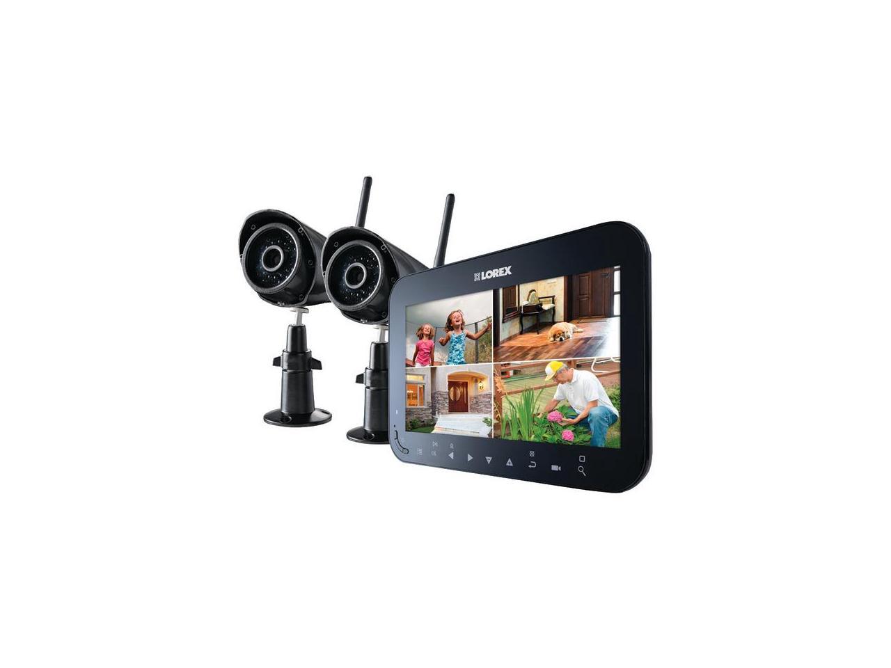 lorex 4 camera wireless security system with monitor