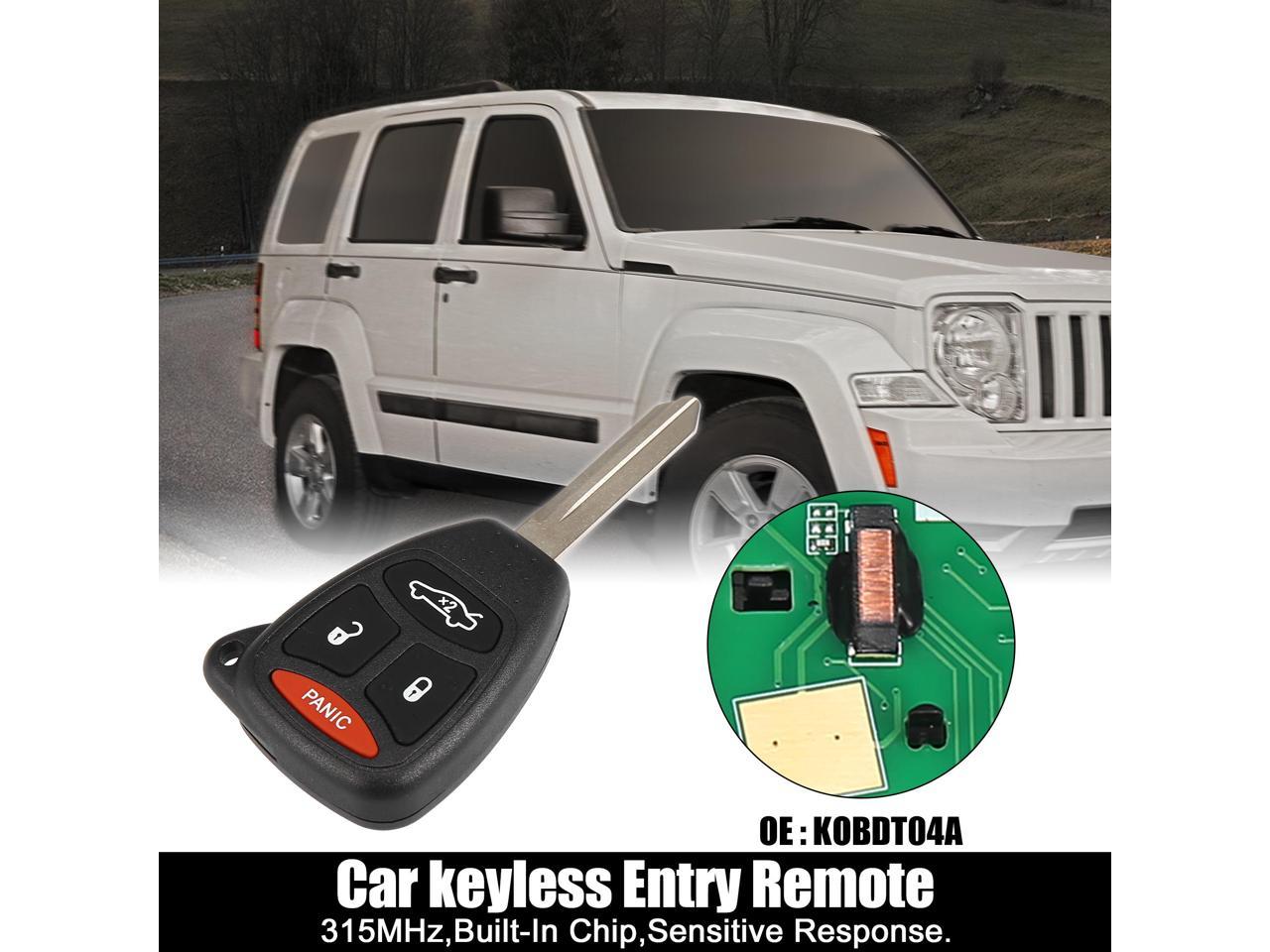 for Dodge Caliber Ram Mitsubishi Raider Replacement Remote Car Key Fob KOBDT04A 