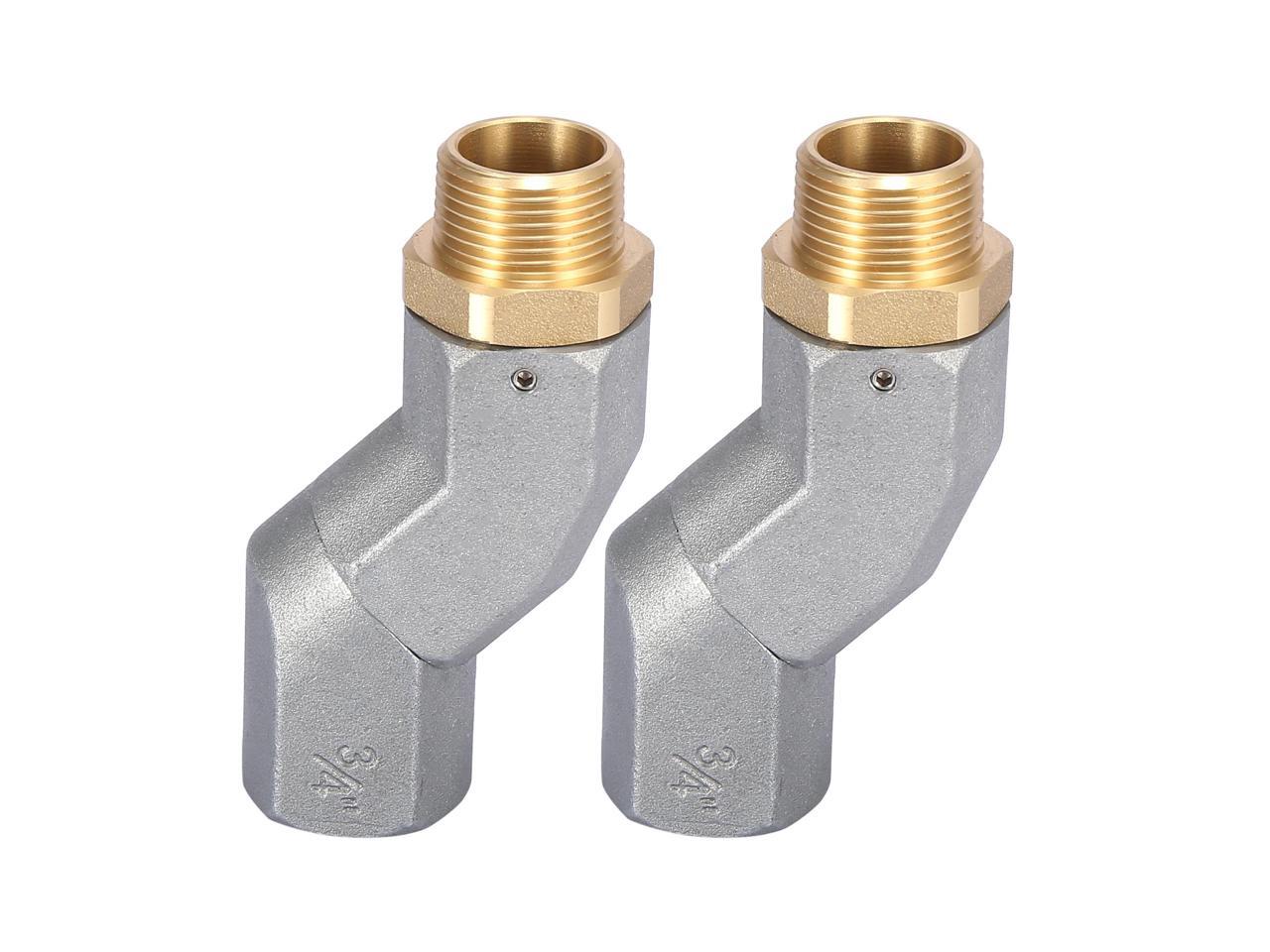 2pcs Fuel Hose Swivel 3/4 Inch NPT Fuel Transfer Hose Swivel 360