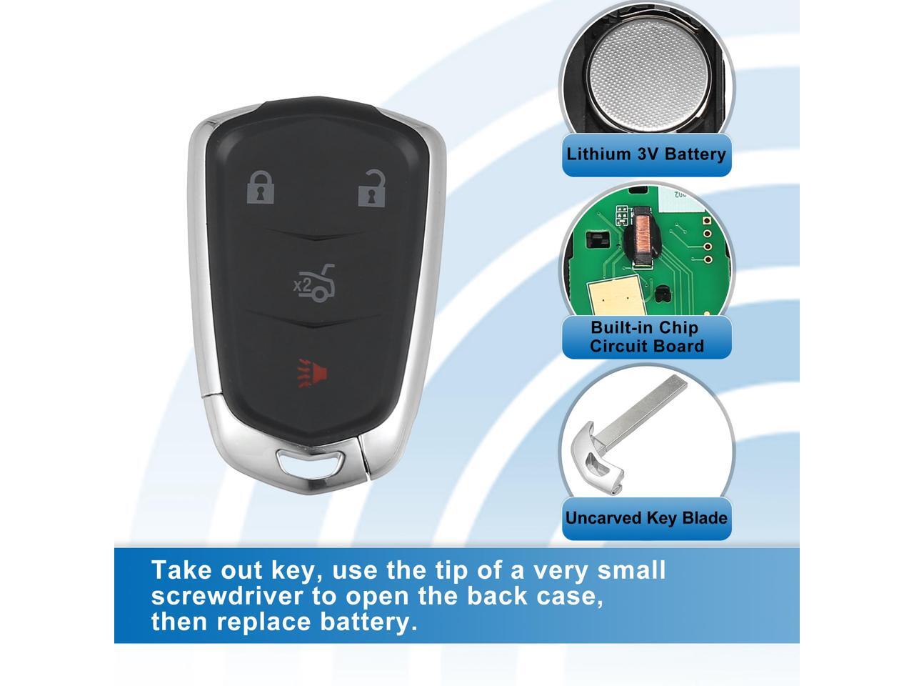 4 Button Car Keyless Entry Remote Control Replacement Key Fob Proximity
