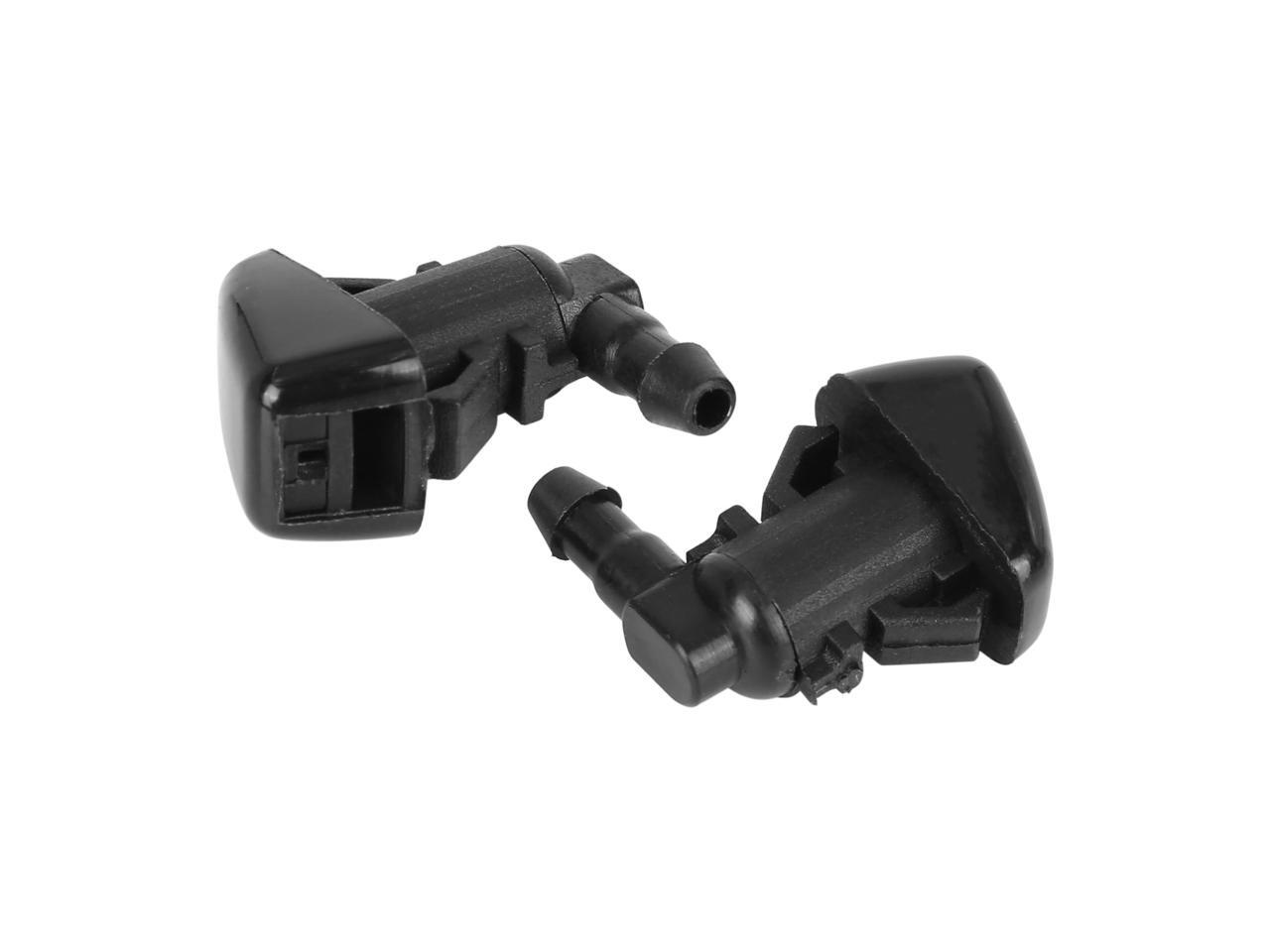 4pcs Car Front Windshield Washer Nozzle Sprayer Single Hole Replacement