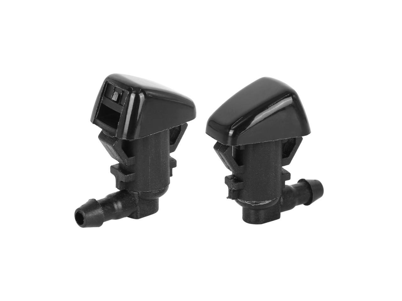 4pcs Car Front Windshield Washer Nozzle Sprayer Single Hole Replacement