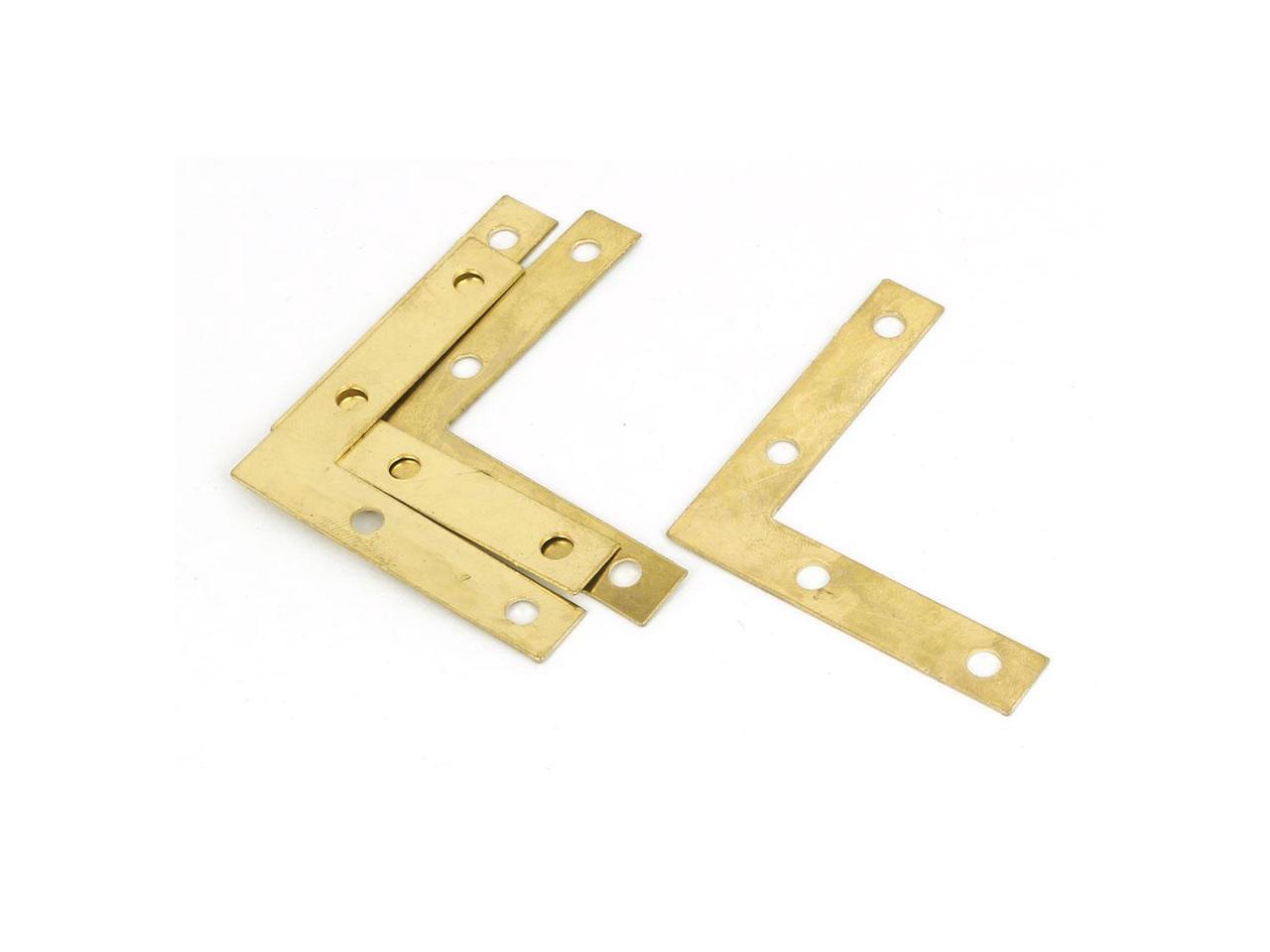 50mm x 50mm Metal Angle Brackets Flat L Shape Mending Repair Plates ...