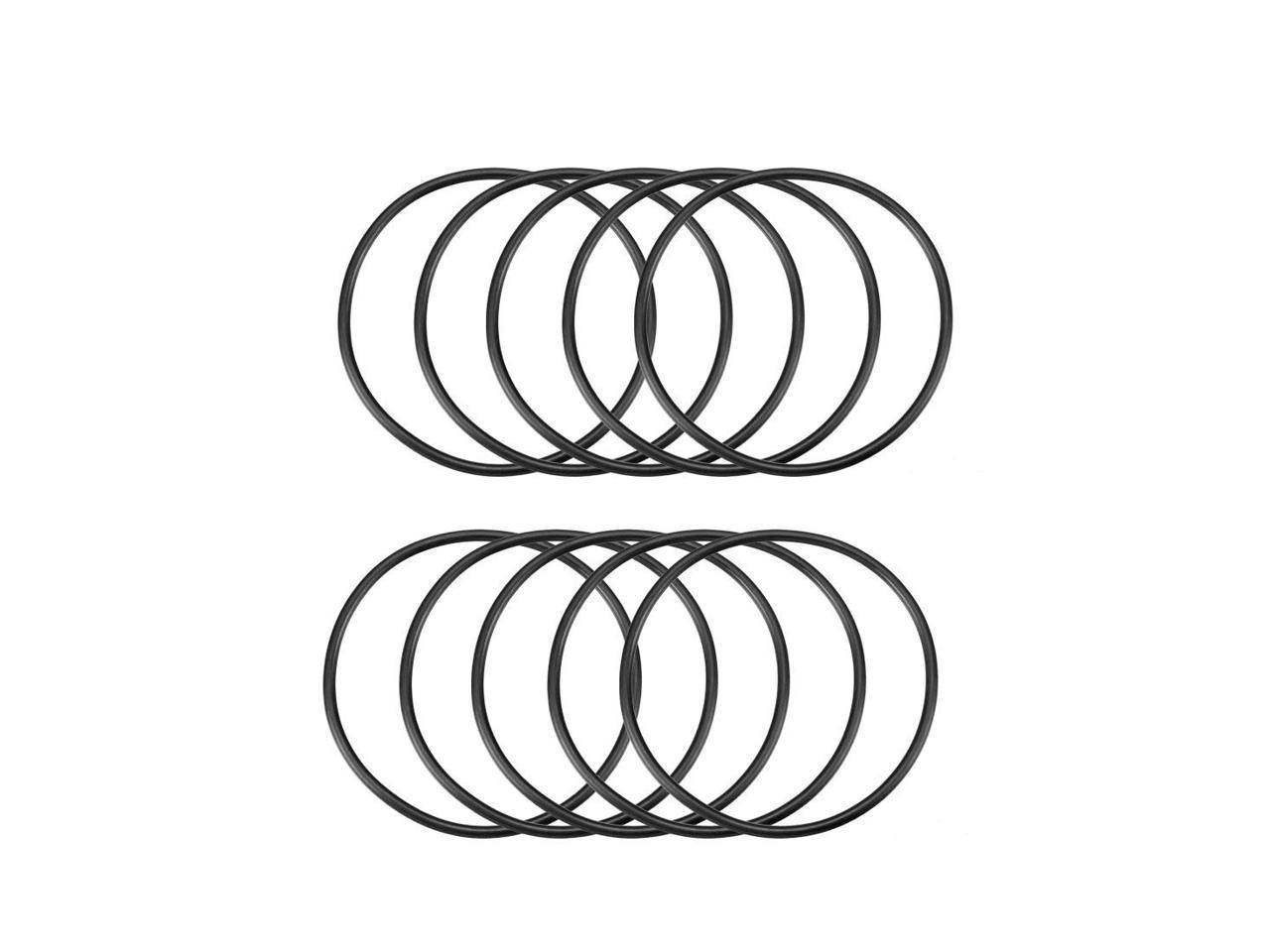 20pcs Black Rubber Airtight O-Ring Sealing ring Gasket Line diameter:3.1mm） 