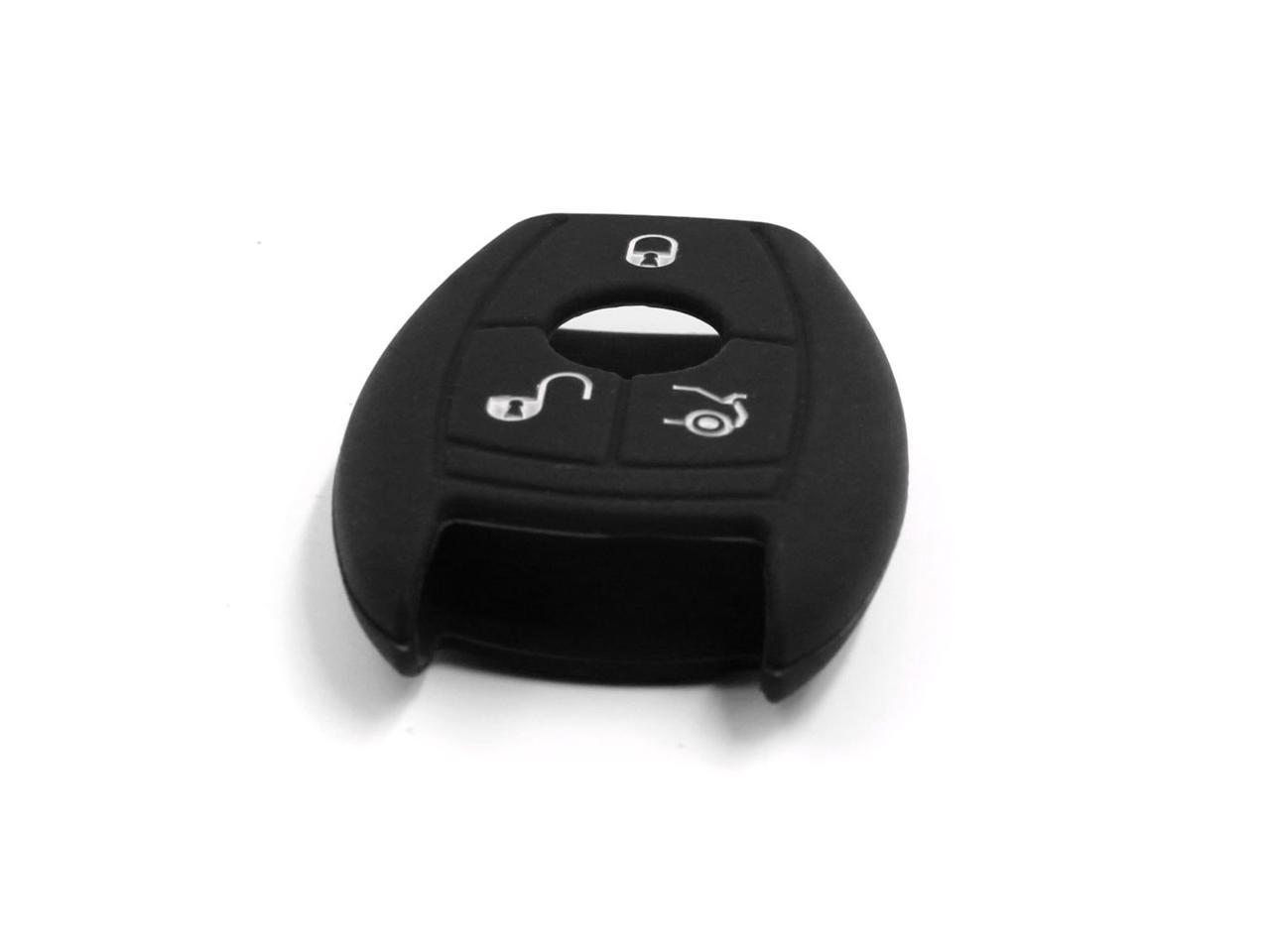 Black Silicone Car Remote Key Fob Cover Case for Mercedes Benz R-Class GLA Vito