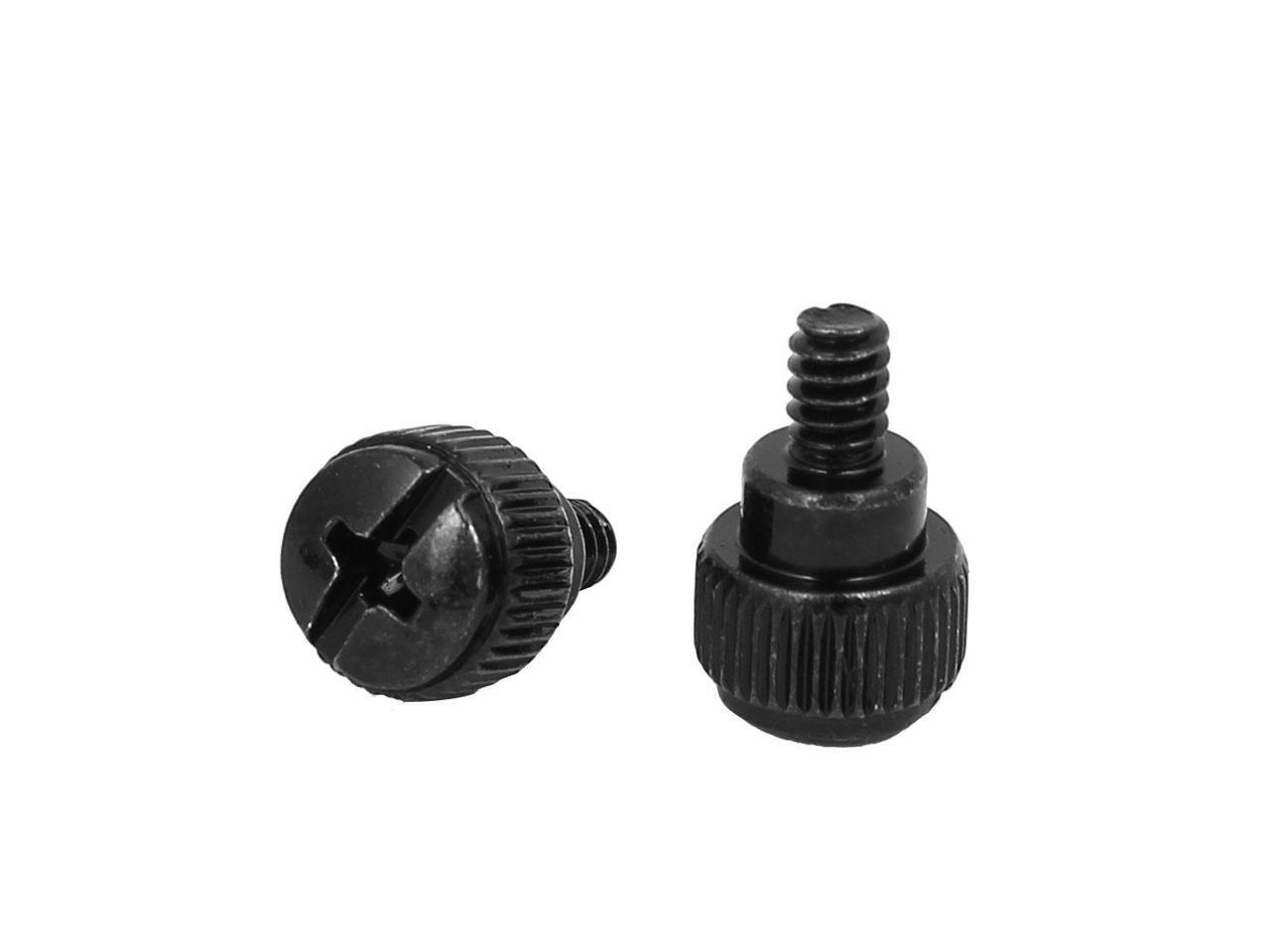 M3.5 632 PC Computer Case Thumbscrews Thumb Screws Black 20pcs