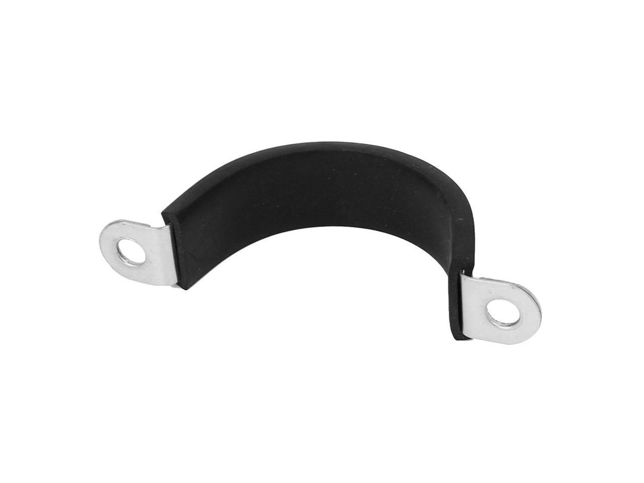 38mm U Clips EPDM Rubber Lined Mounting Brackets 5pcs for Pipe Tube Cable 