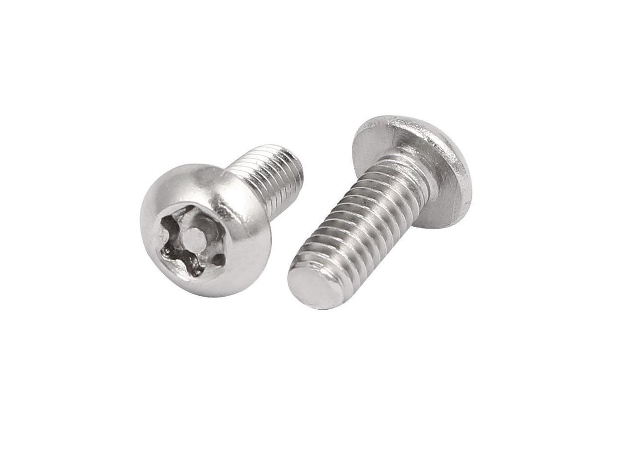 M4x10mm 304 Stainless Steel Button Head Torx Tamper Resistant Screws