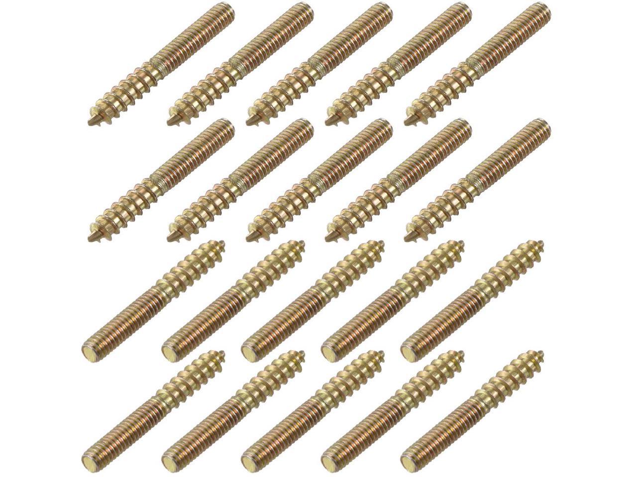 8Pcs M8x79mm Suspension Bolt Double Head Bolt Self Tapping Screw for Furniture 