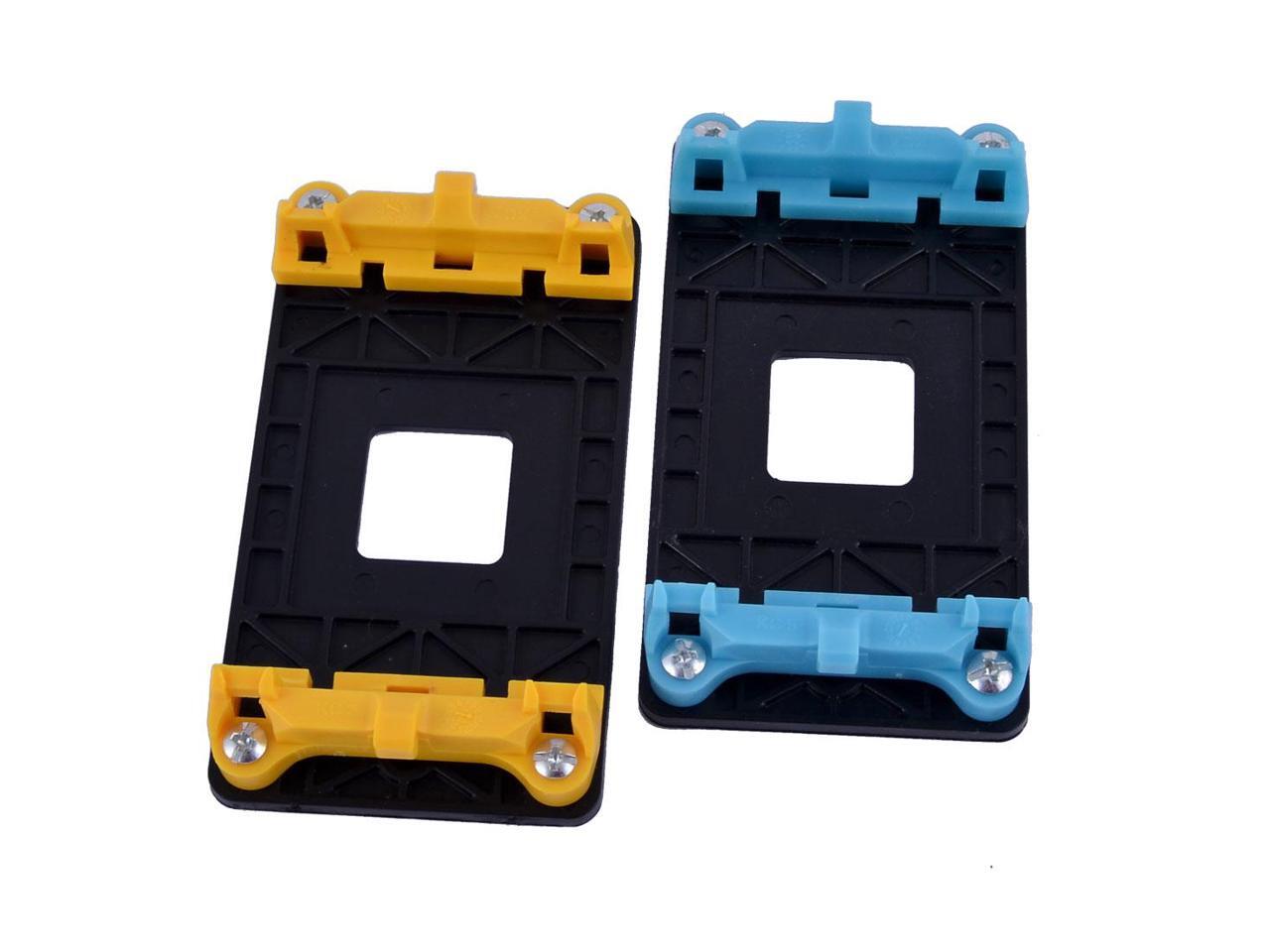 3pcs Plastic AM2 AM2+ AM3 AM3+ FM1 CPU Fan Bracket Holder Base Blue