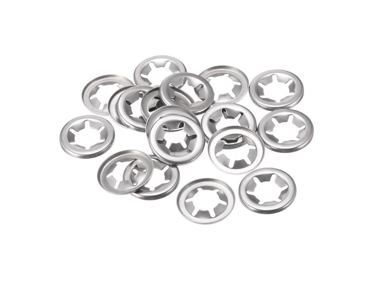 Stainless Steel 20pcs M14 Internal Tooth Starlock Washer 13.5mm I.D 28mm O.D 