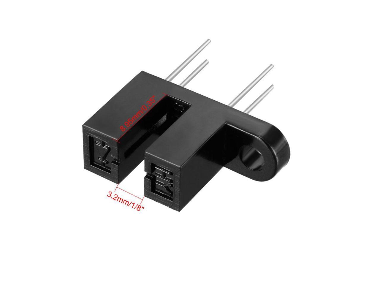 10 Pcs 1/8" Slot PCB Photo Interrupter Slotted Optical Sensor Switch