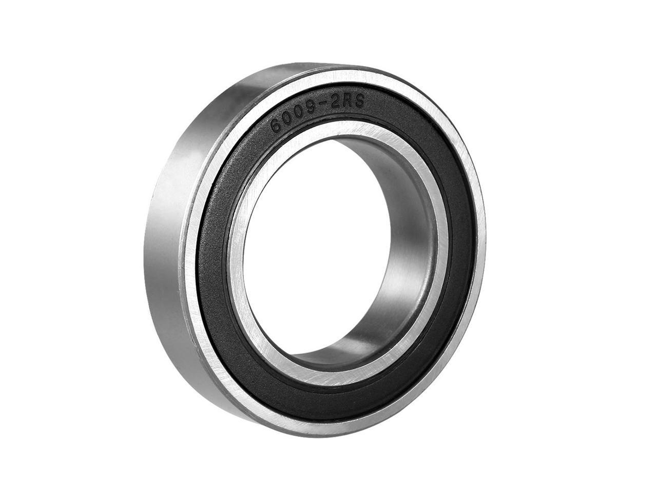 10x 6009 2RS Rubber Sealed Deep Groove Ball Bearings 45x75x16 mm 