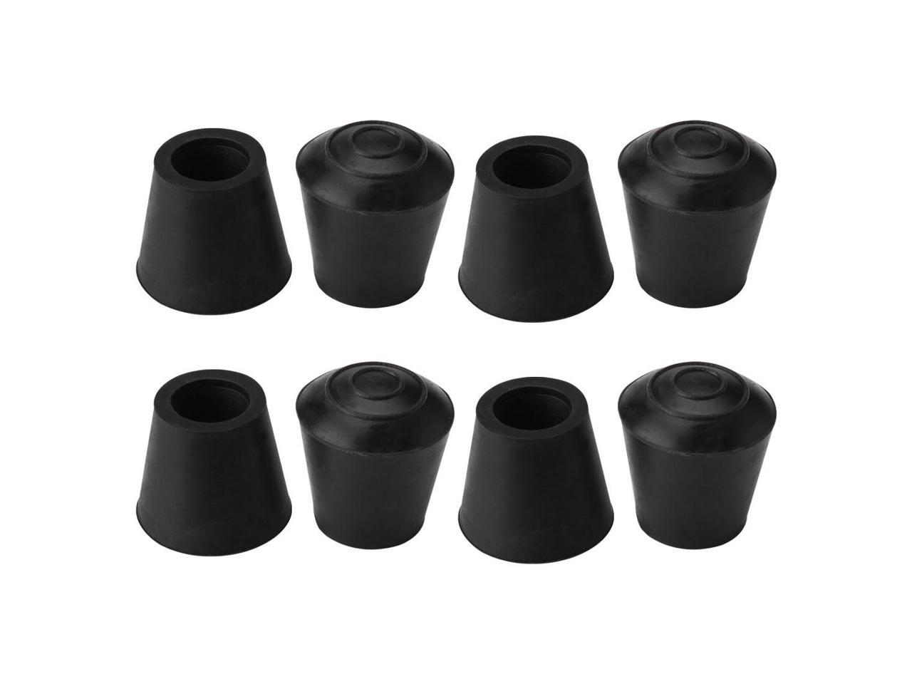 uxcell 8 Pcs Chair Table Leg Plastic Cap Round Tube Insert Fit 42mm Pipe Outer Dia 
