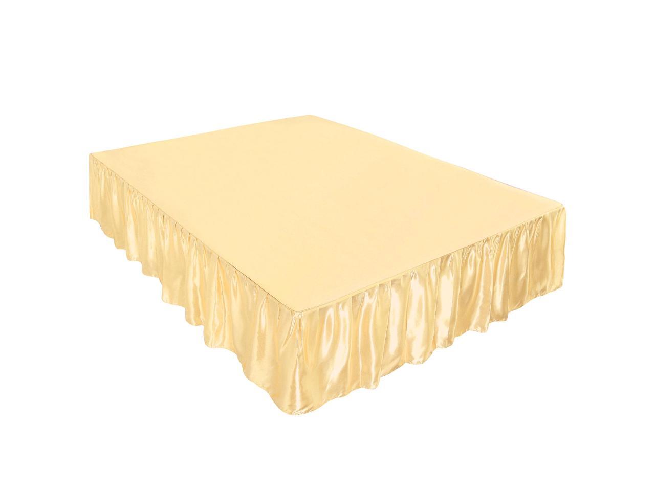mid length satin skirts king size